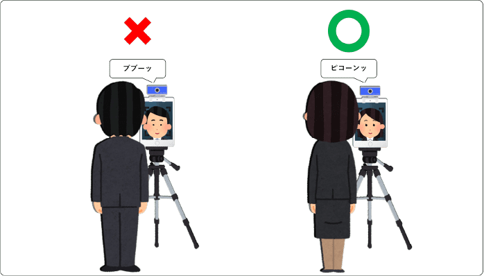非接触で利用可能 イメージ図